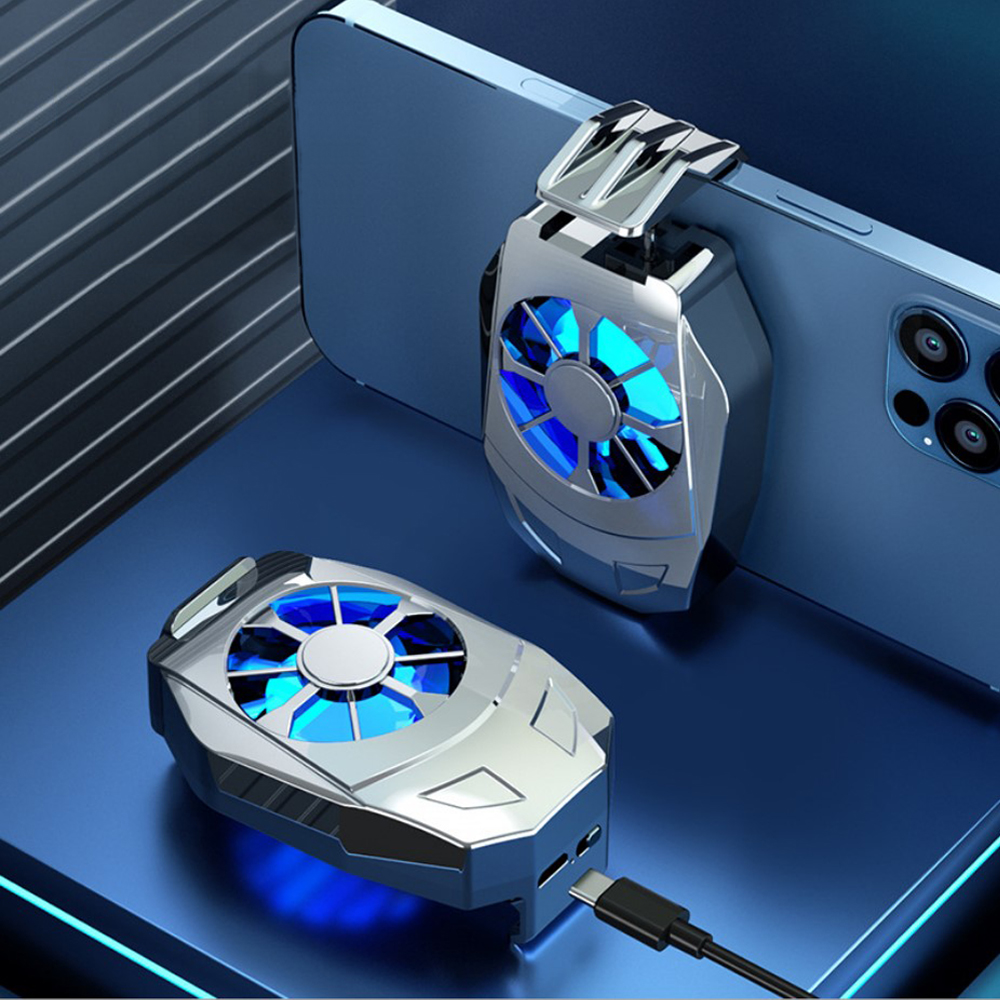 Quạt tản nhiệt điện thoại L-02 Led RGB - Quạt tản nhiệt gaming dành cho iphone, samsung, xiaomi, vivo, oppo...Bảo hành 6 tháng