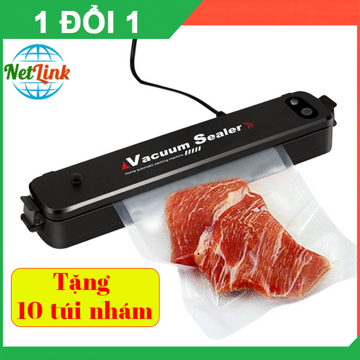 Máy hút chân không thực phẩm Vacuum Sealer, bảo quản thực phẩm tránh ôi thiu, hút kiệt hơi nhanh chóng, đảm bảo thực phẩm tươi ngon sau vài ngày, dễ sử dụng - hút chân không thực phẩm , máy hút thực phẩm , máy bảo quản đồ ăn
