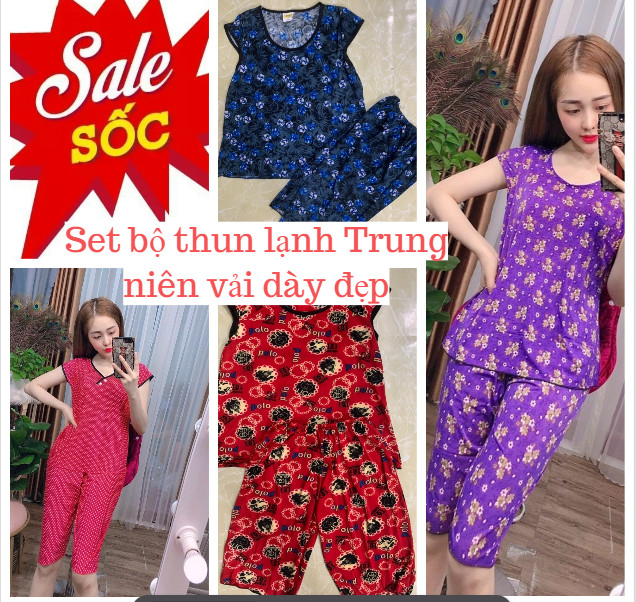 Đồ Bộ Nữ Thun Lạnh Quần Dài Freesize | Lazada.Vn