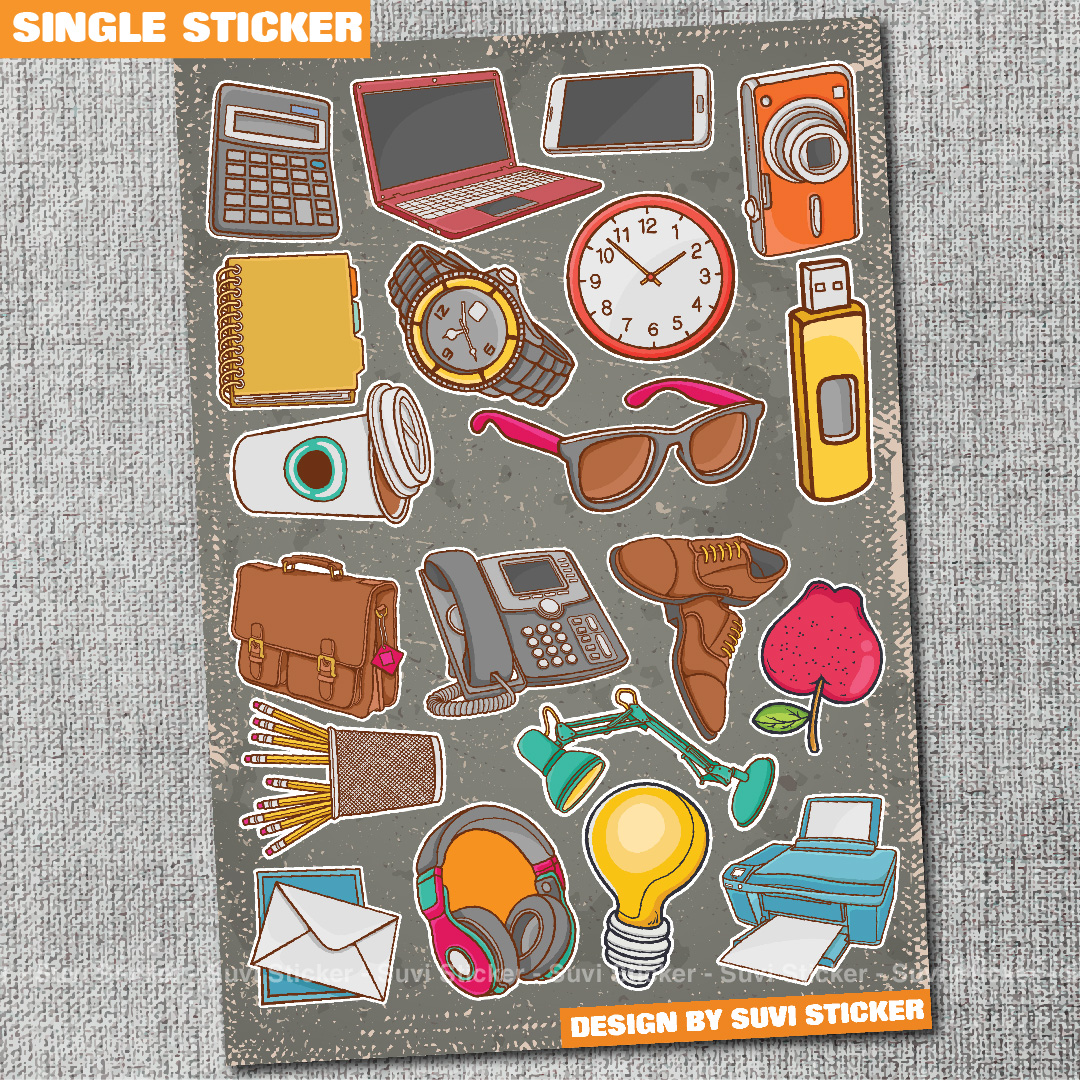 Single Sticker - Hình dán Đồ Dùng chống nước sticker dán laptop, điện thoại, đàn guitar, mũ bảo hiểm, vali. SG09
