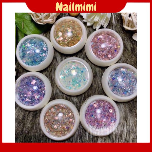 Nhũ kim tuyến vảy cá nail trang trí móng