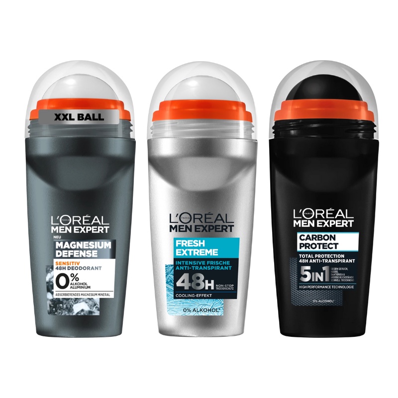 Lăn khử mùi Loreal men, lăn nách nam kháng khuẩn, khử mùi lên tới 96h-Nội Địa Đức