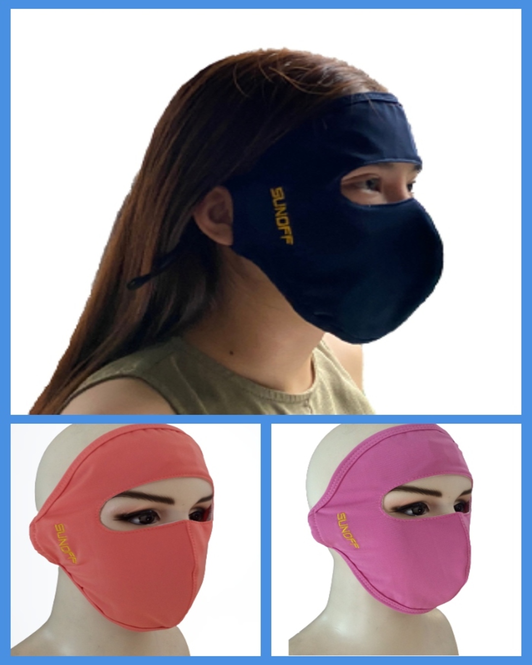 Khẩu trang mặt nạ vải 2 lớp cao cấp: kháng khuẩn & ngăn tia uv-suncooling