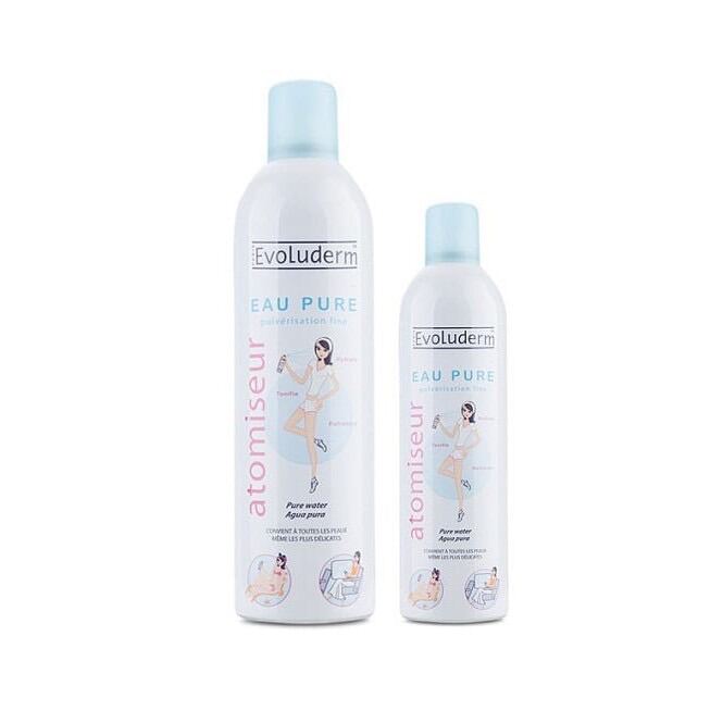 Xịt khoáng evoluderm atomiseur eau pure dưỡng da cấp ẩm 150ml