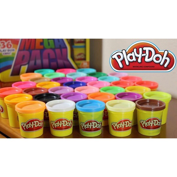 COMBO 10 HỘP ĐẤT NẶN PLAYDOH (TẶNG KÈM 1 KHUÔN TẠO HÌNH)
