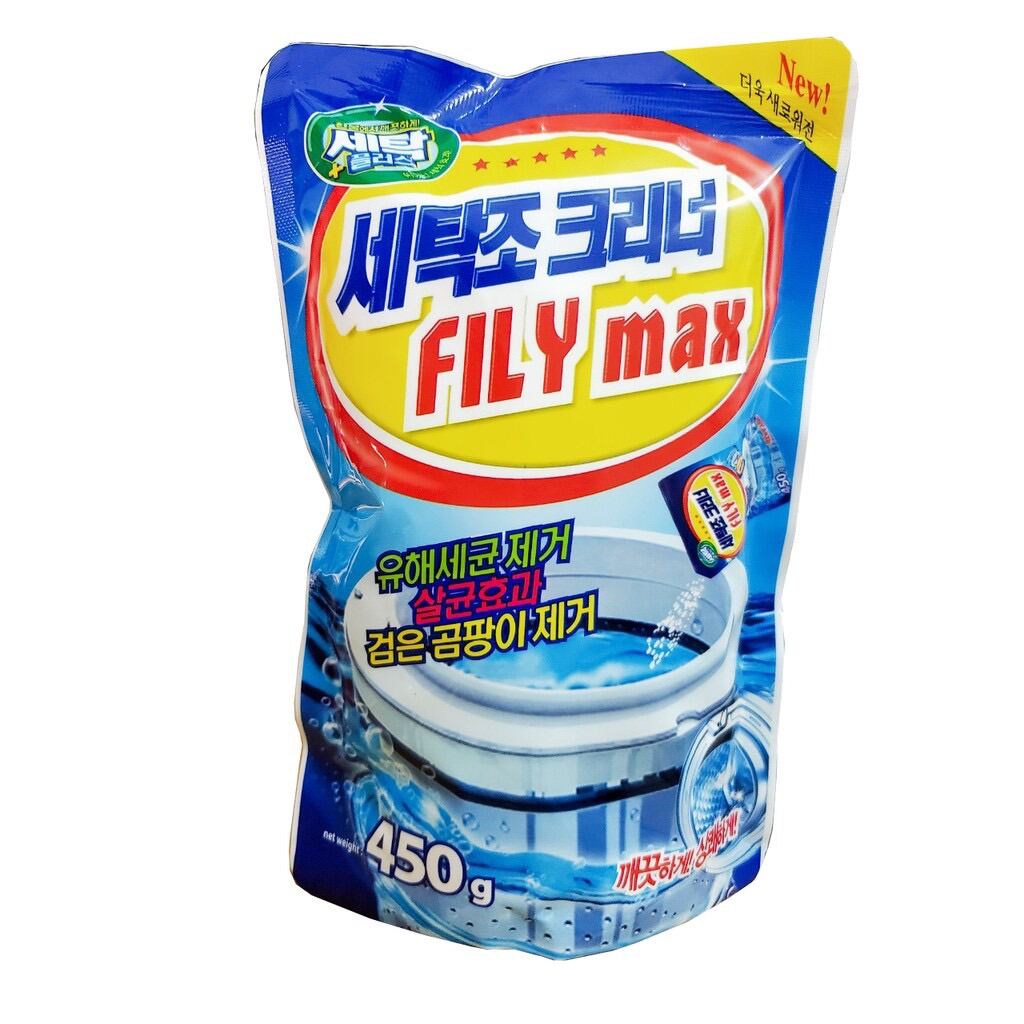 Bột tẩy lồng máy giặt - bột vệ sinh máy giặt - tẩy lồng máy giặt Fily gói 450g