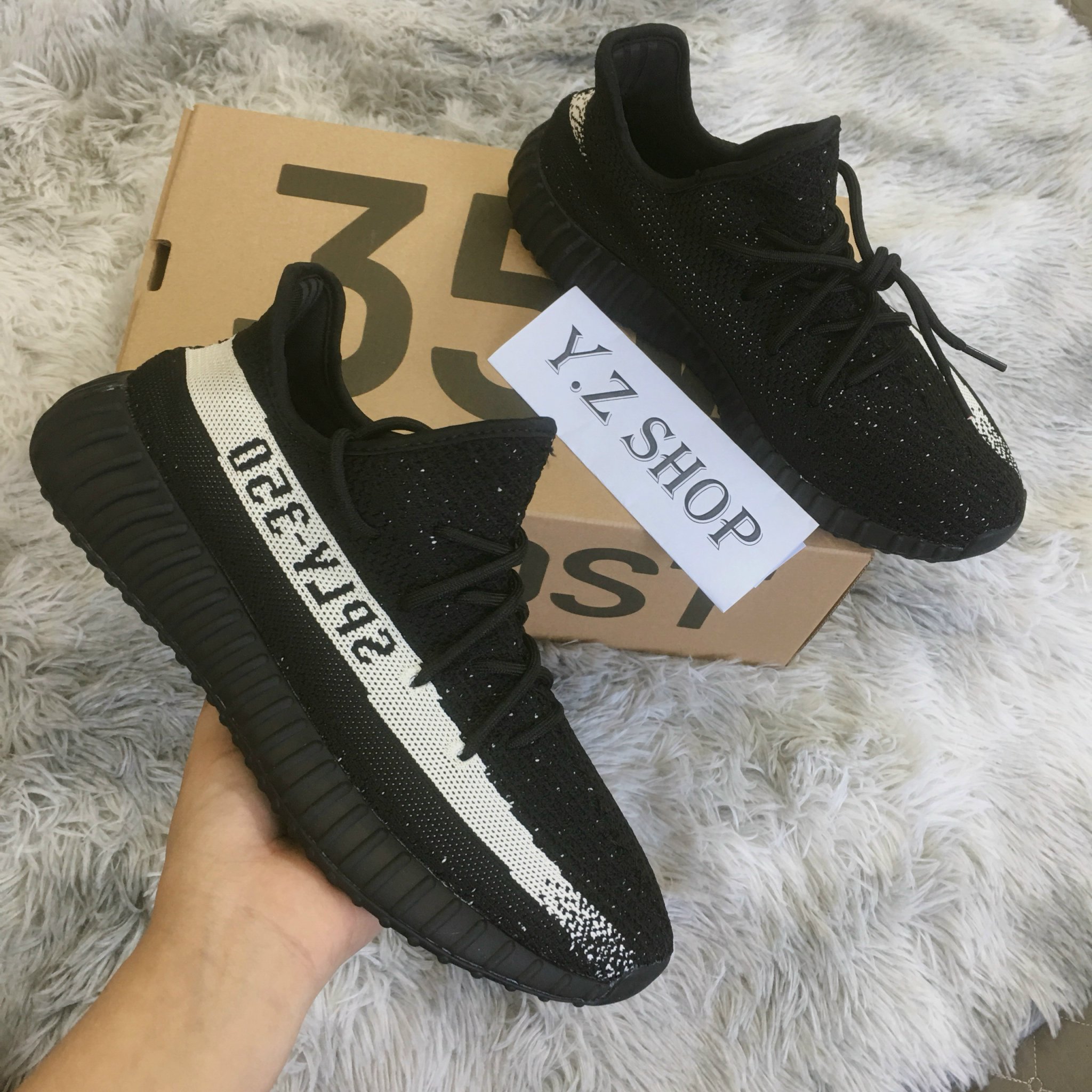 Giày sneaker 🎁fullbox 11🎁 giày thể thao 350 đen vạch trắng nam nữ cao cấp