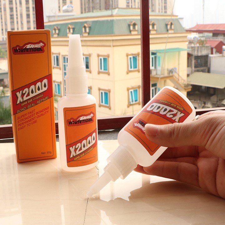 Combo keo dán đa năng x2000 siêu dính keo dán x2000 thái lan chính hãng , keo siêu gắn kết dán tất cả các vật liệu dán gỗ, dán túi, giày ,dép , sắt ...