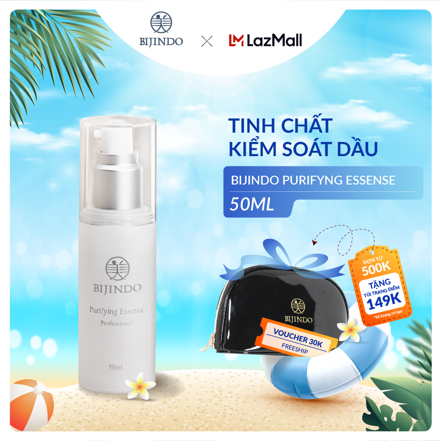 Tinh chất kiểm soát dầu bijindo purifying essence 50ml - date t10/2024
