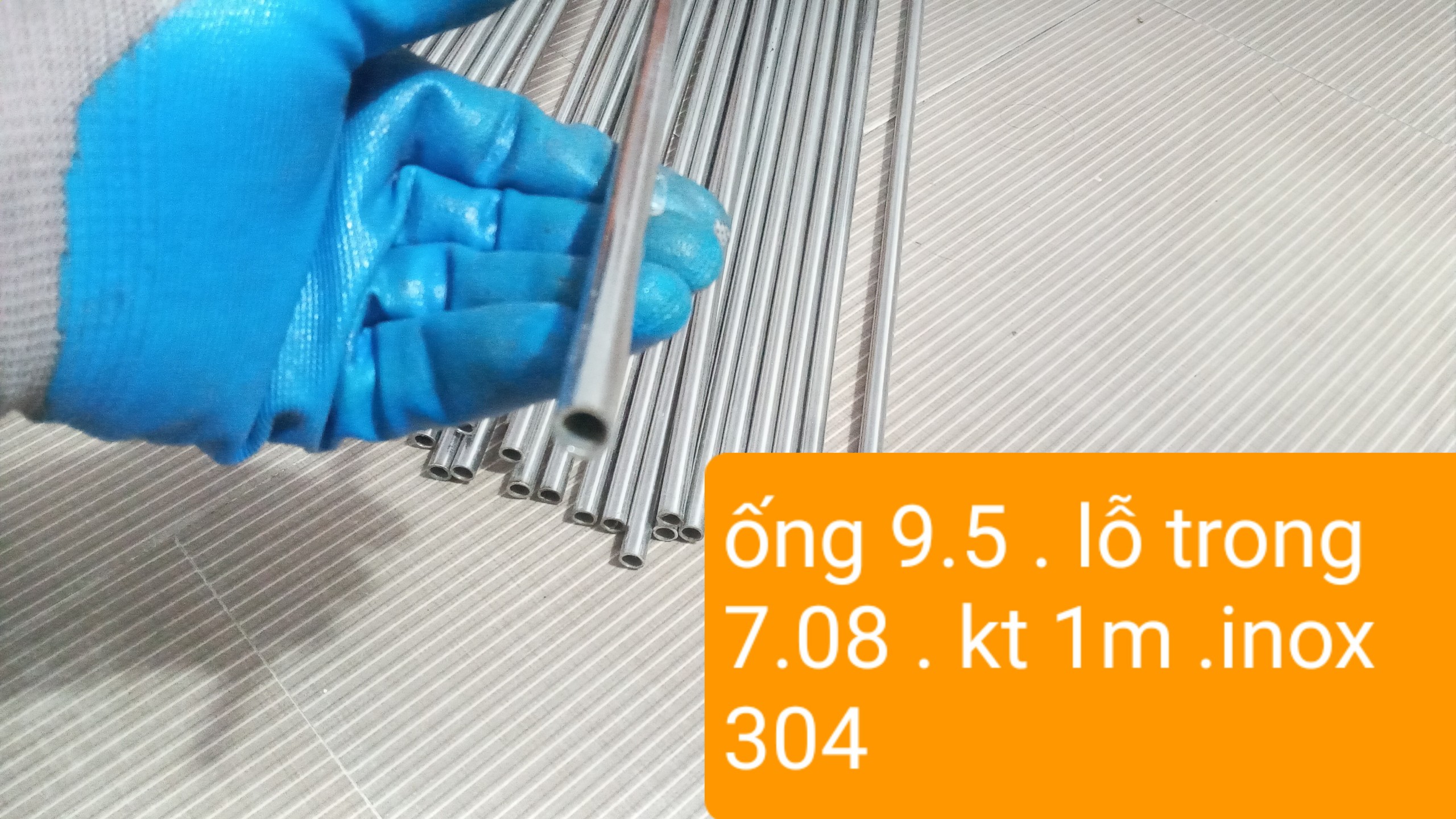 Ống phi inox 9.5 .inox 304