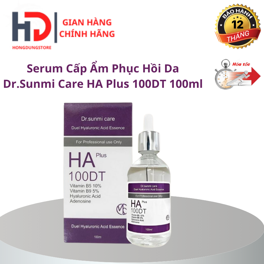 Serum cấp nước cho da HA Plus 100DT Duel Hyaluronic Acid Essence 100ml