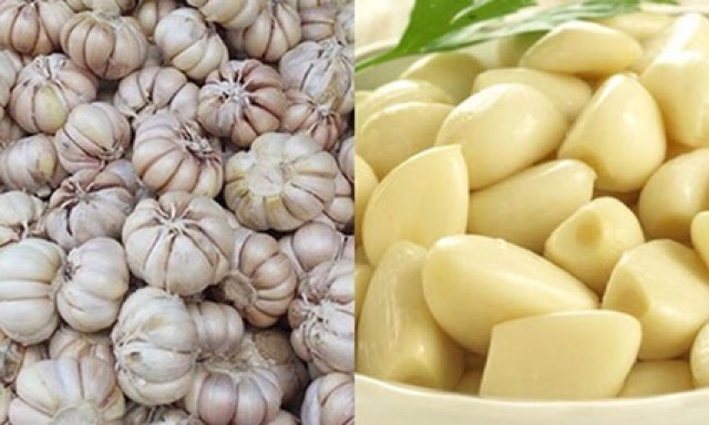1kg tỏi tép lớn khô thơm ngon Thiên Thảo Organic