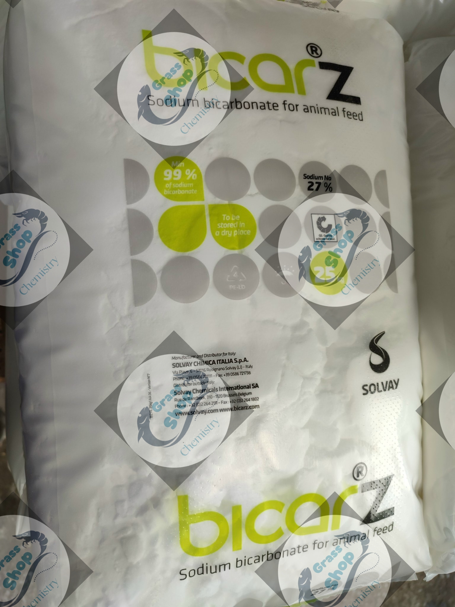 1 Ký bột Nở Bicar Z dạng feed - Sodium Bicarbonate