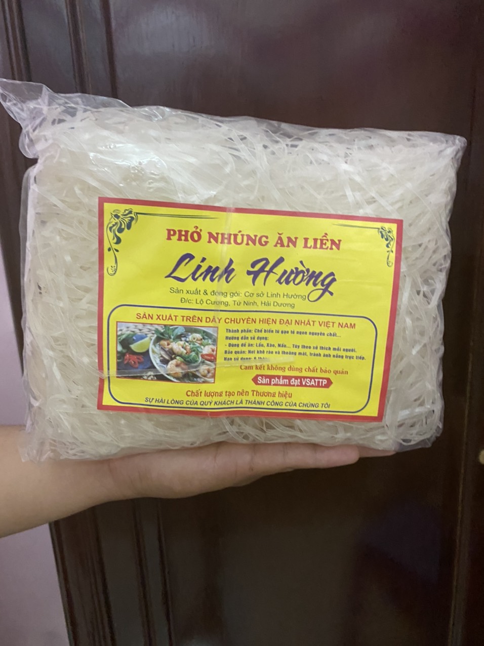 Phở nhúng ăn liền linh hương gói đại lý gạo bà tám