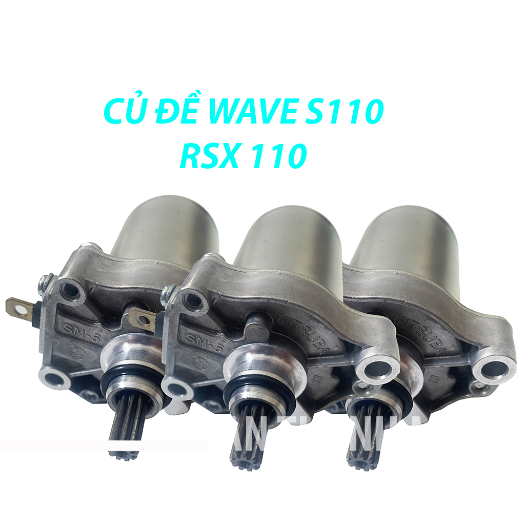 Củ Đề Wave S110-RSX110 Lõi Đồng 2 Bạc Đạn Cao Cấp -PTTT