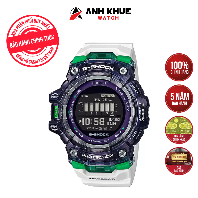 Đồng hồ casio nam g - shock dây nhựa gbd-100sm-1a7dr