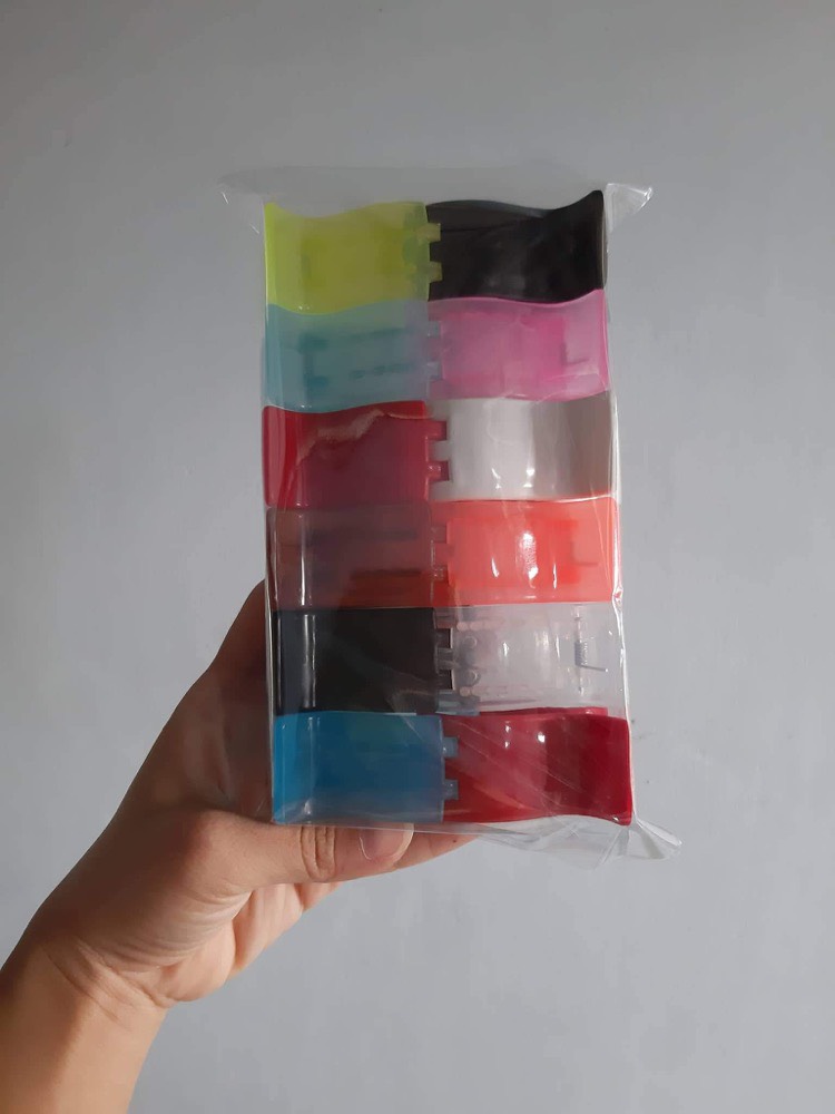 12 cái Kẹp càng cua 5r, nhựa dẻo không gãy, hàng bóng