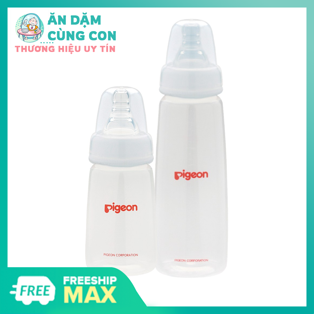 Bình sữa pigeon pp vuông 120ml- 240ml
