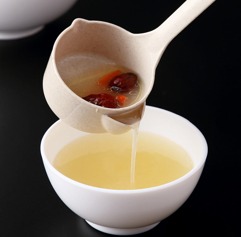 Muỗng canh lúa mạch lọc dầu mỡ 2in1 thông minh