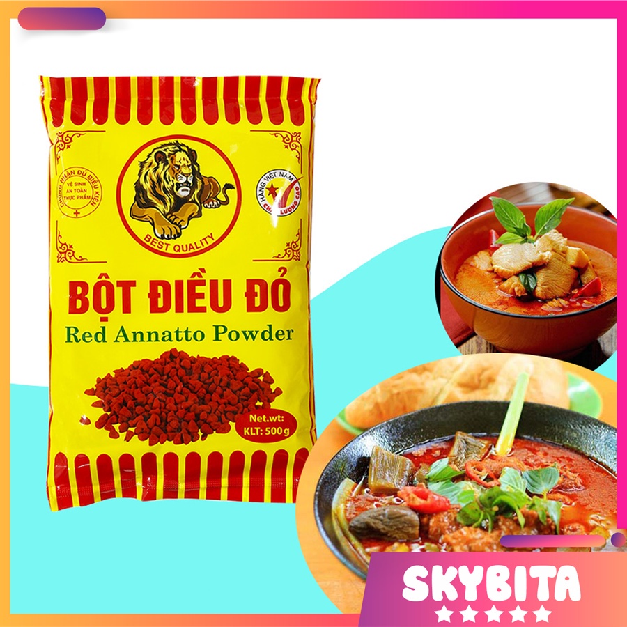 Bột điều đỏ nguyên chất 100g
