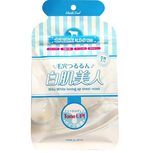 MẶT NẠ SỮA DƯỠNG TRẮNG NÂNG TÔNG  DA HEIDI DORF