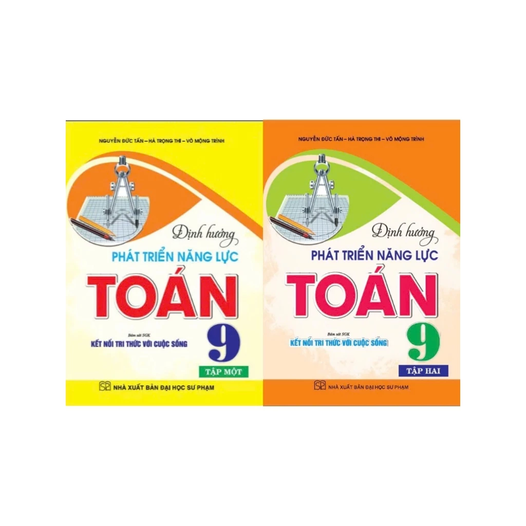 Sách - Combo Định hướng phát triển năng lực toán 9/1 + 9/2 (bám sát sgk kết nối tri thức với cuộc sống) Giá 117,600 Đồng*Miễn phí vận chuyển