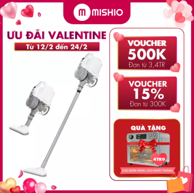 Máy hút bụi xe oto lốc xoáy mishio mk249 800w