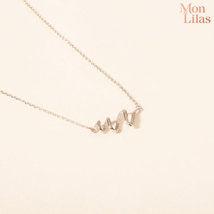 Dây chuyền bạc erica mon lilas d0620001