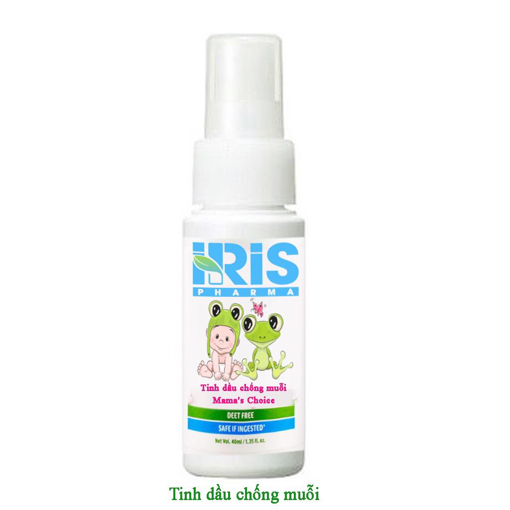 Xịt chống muỗi tinh dầu bạch đàn, chanh, xả iris - xịt thơm da, muỗi bay xa.