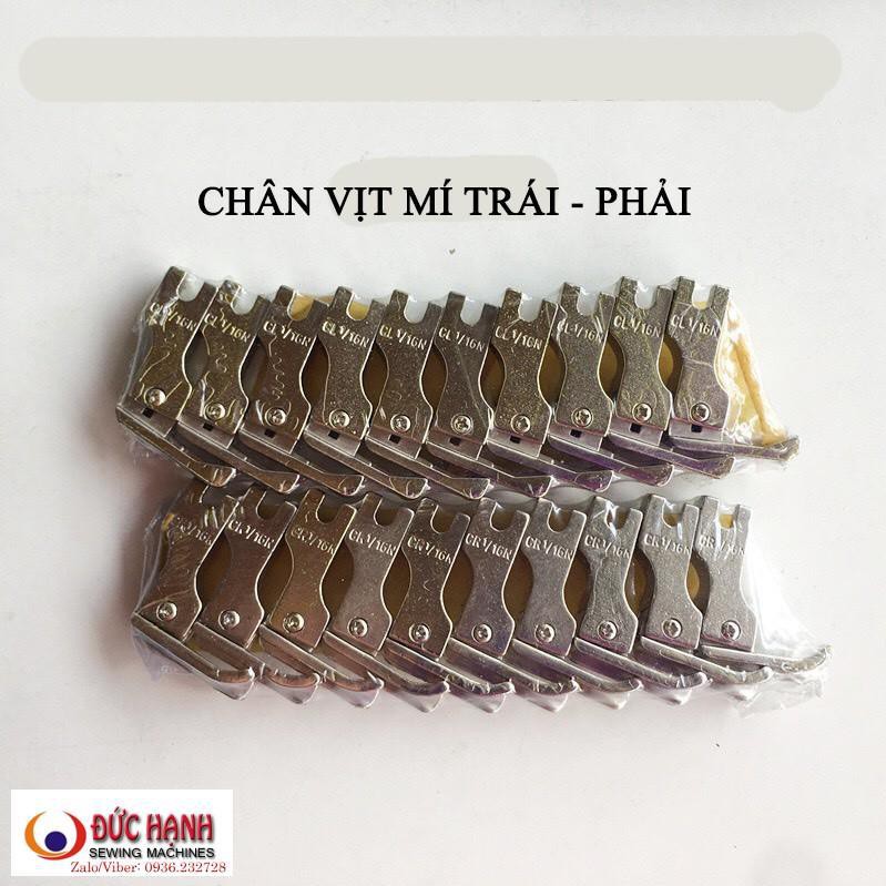 Chân vịt may mí máy công nghiệp trái - phải