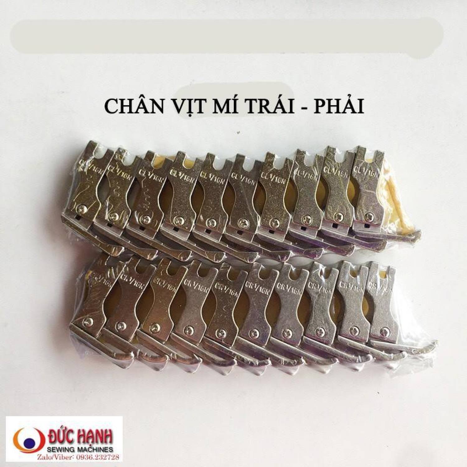 Chân vịt may mí máy công nghiệp trái - phải