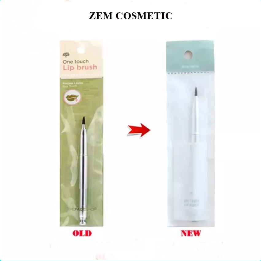 Cọ trang điểm môi TFS có nắp bấm One Touch Lip Brush chổi đánh son môi
