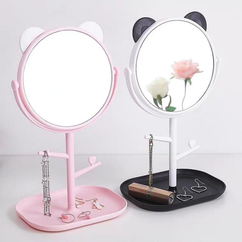 Gương trang điểm tai mèo - Gương tai mèo cute