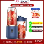 2 CỐI - Máy xay sinh tố đa năng, máy xay sinh tố cầm tay mini  dung tích 300ml, công suất 40w, có 6 lưỡi dao bằng thép không rỉ, giá rẻ hơn máy xay philip, osaka, máy xay sinh tố công nghiệp