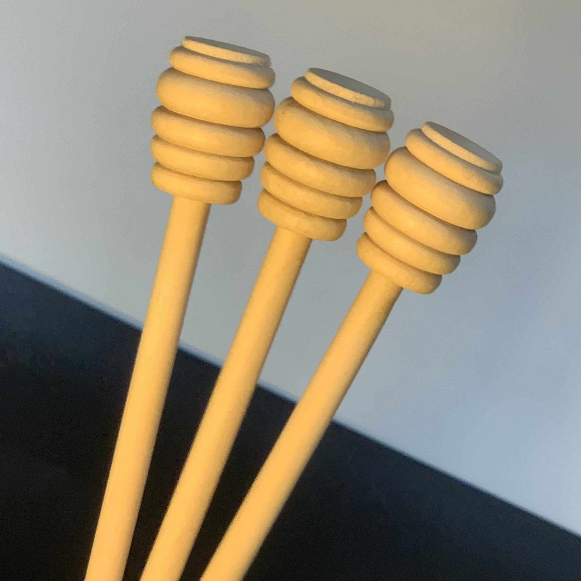 Que lấy mật ong bằng gỗ thông an toàn, tiện lợi 15cm