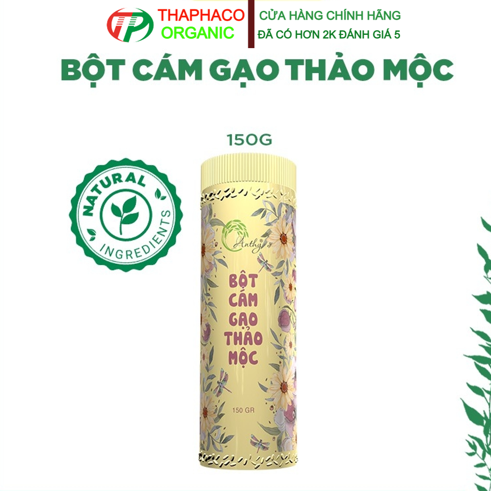 Bột cám gạo thảo mộc anthy hộp 150gr date mới