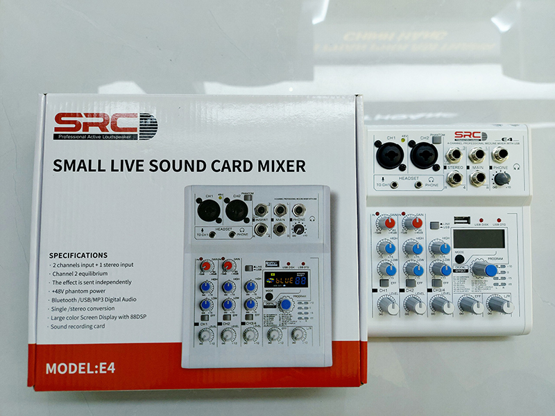 Mixer src e4 – mixer karaoke thu âm chuyên nghiệp