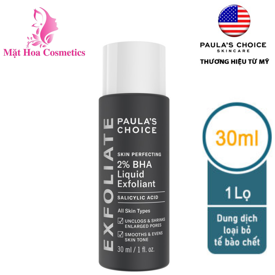 Dung dịch tẩy tế bào chết paula choice bha 30ml