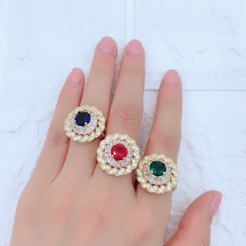 Nhẫn mạ vàng cao cấp January Love MKM5