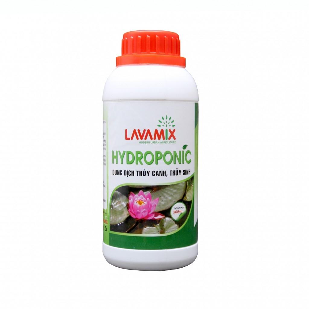 Dung Dịch Thủy Canh LAVAMIX (500ml) làm thủy sinh bể cá trồng rau mầm xà lách cây cảnh hoa kiểng phong lan