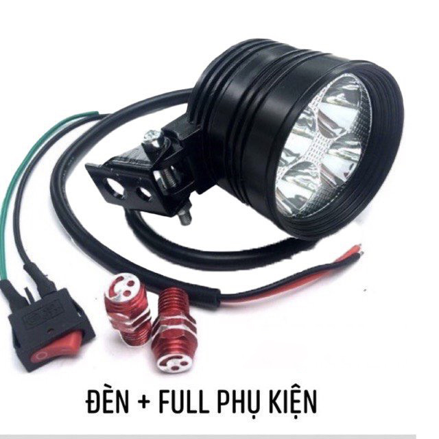 Đèn trợ sáng l4 ngắn 4 mắt sáng mạnh