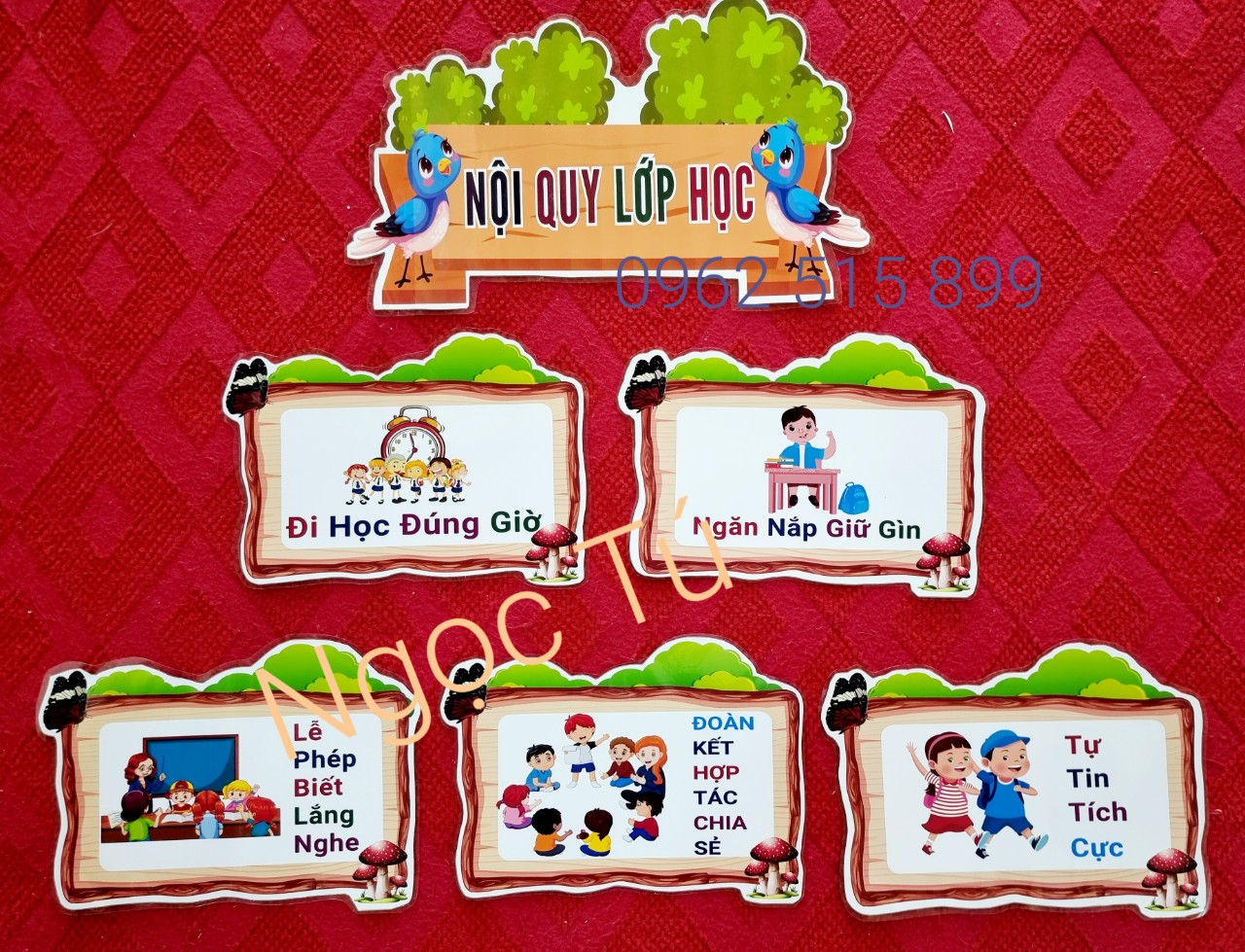 Nội quy lớp học In màu + Éplatic