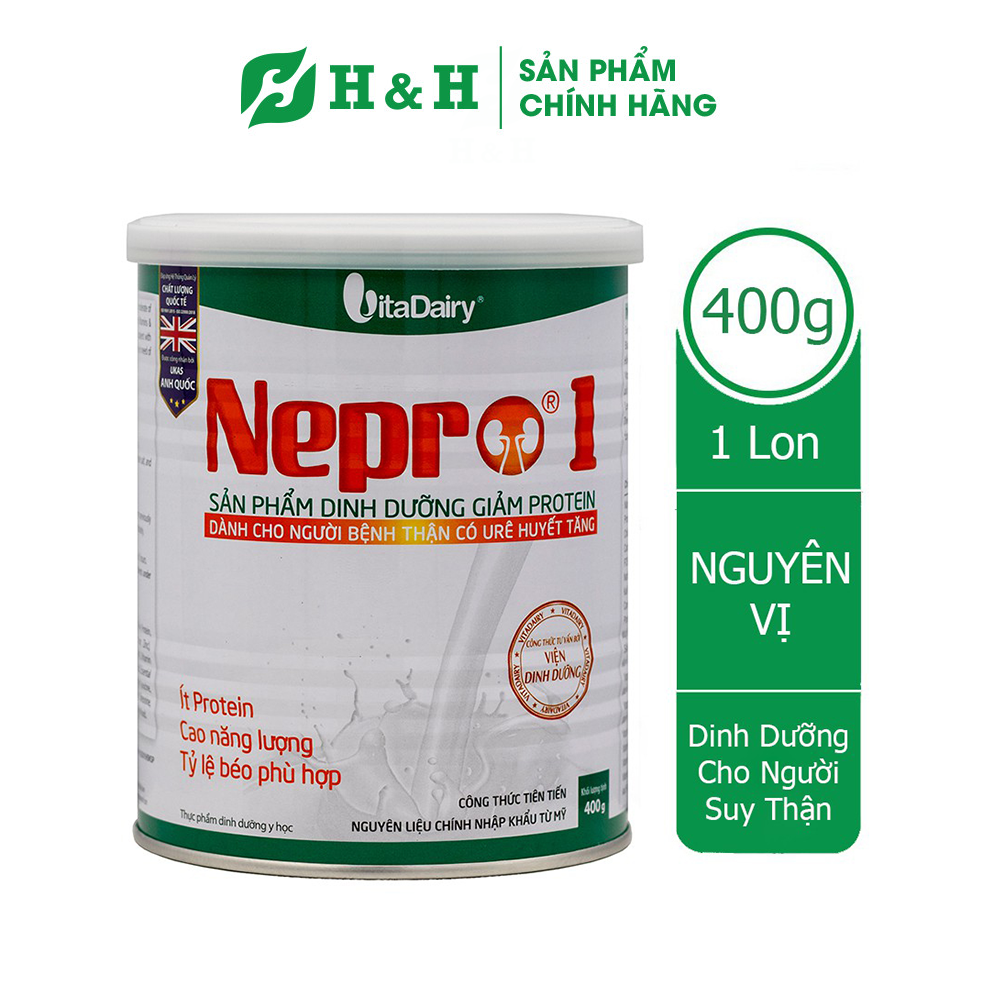 Sữa NEPRO 1 Sữa cho người suy thận chưa lọc thận (400gr/ 900gr)