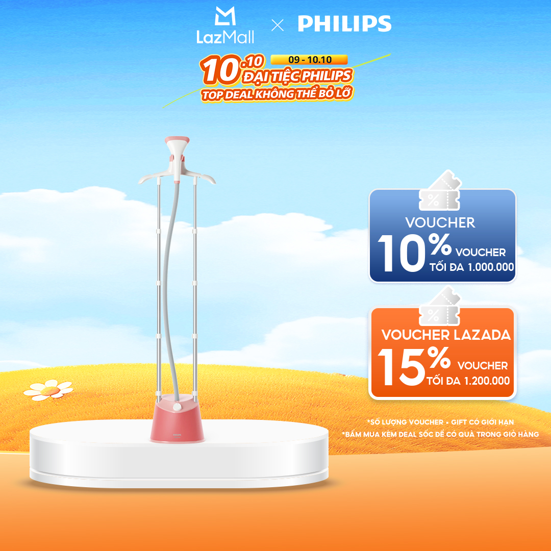 Bàn Ủi Đứng Hơi Nước Philips STE1020/40 - Hàng Phân Phối Chính Hãng
