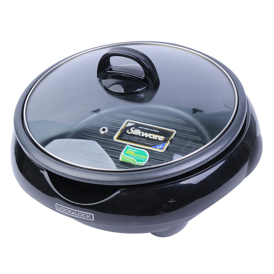 Nồi lẩu điện đa năng lock & lock EJP311BL dung tích 5L, đường kính 28cm, bảo hành 12 tháng chính hãng