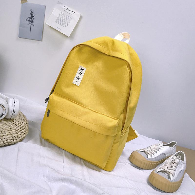 [HCM][ Video sp thực ] Balo nữ vải bố kiểu dáng HQ phối màu tươi tắn A062 AL