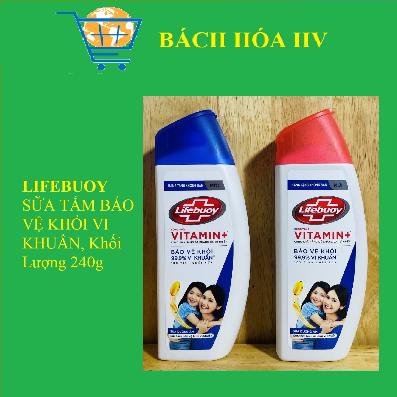 Lifebuoy sữa tắm bảo vệ khỏi vi khuẩn 240g/chai - bach hoa hv