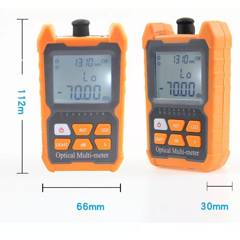 Máy đo công suất quang mini cầm tay 8 bước sóng