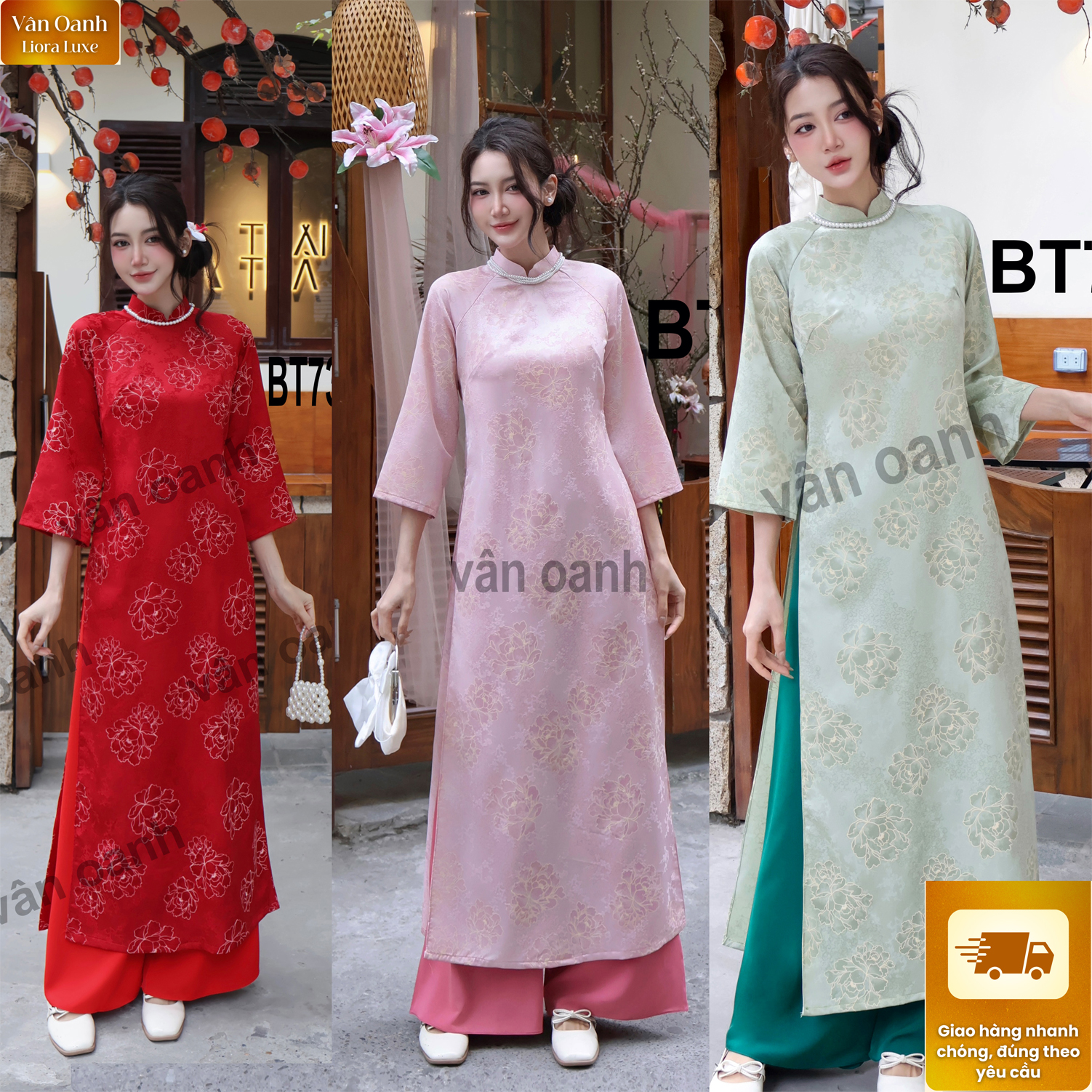 Áo Cách Tân Dáng Suông Đep Trên Chất Liệu Gấm Thưởng Uyển Cao Cấp