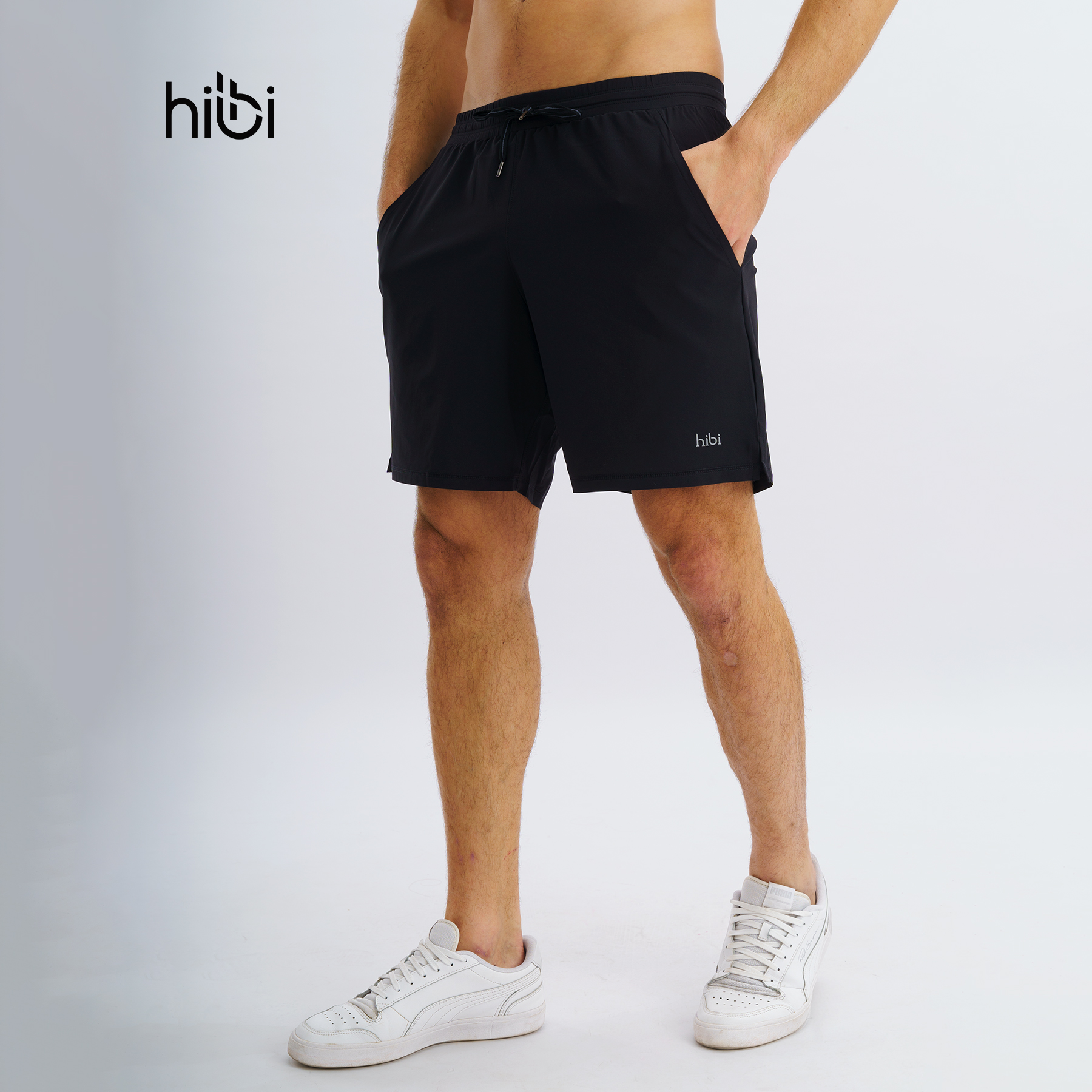 Quần thể thao nam tập gym loại ngắn Hibi Sports M100